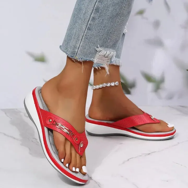[#1 Trending 2023] PREMIUM Orthopedic Lightweight Breathable Non-Slip Flip Flops