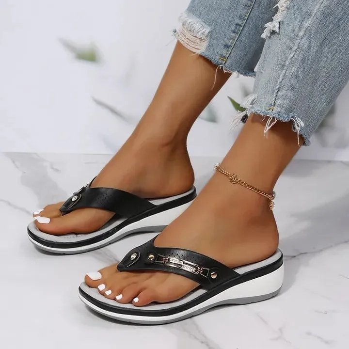 [#1 Trending 2023] PREMIUM Orthopedic Lightweight Breathable Non-Slip Flip Flops