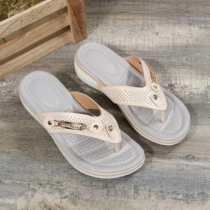 [#1 Trending 2023] PREMIUM Orthopedic Lightweight Breathable Non-Slip Flip Flops