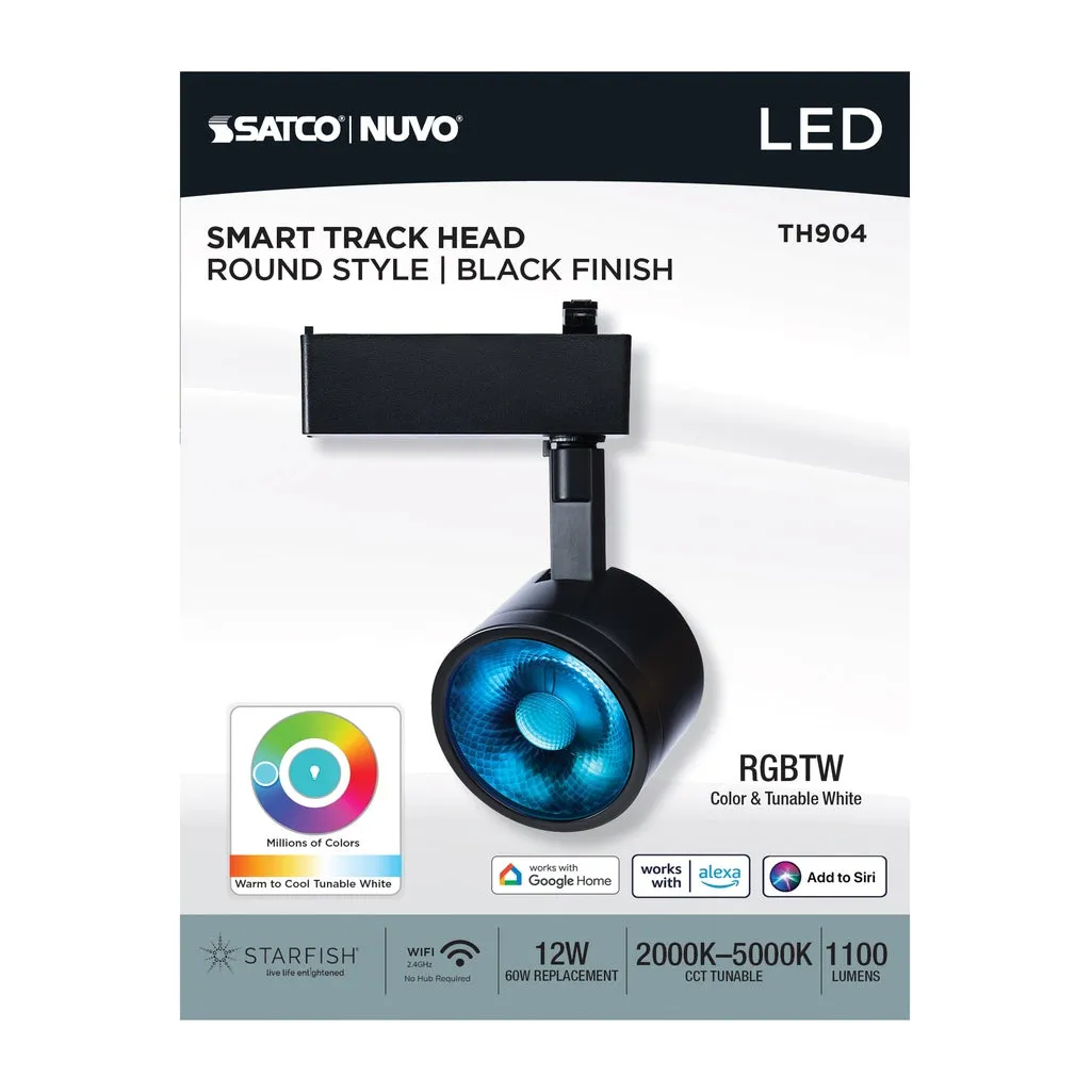 12W LED TRACK HEAD ROUND - STARFISH