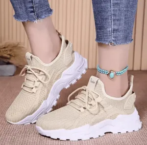 2025 New Arrival Women’s Chunky Sneakers – Lightweight Soft Fashion Walking Shoes for Sport, Gym & Workout
