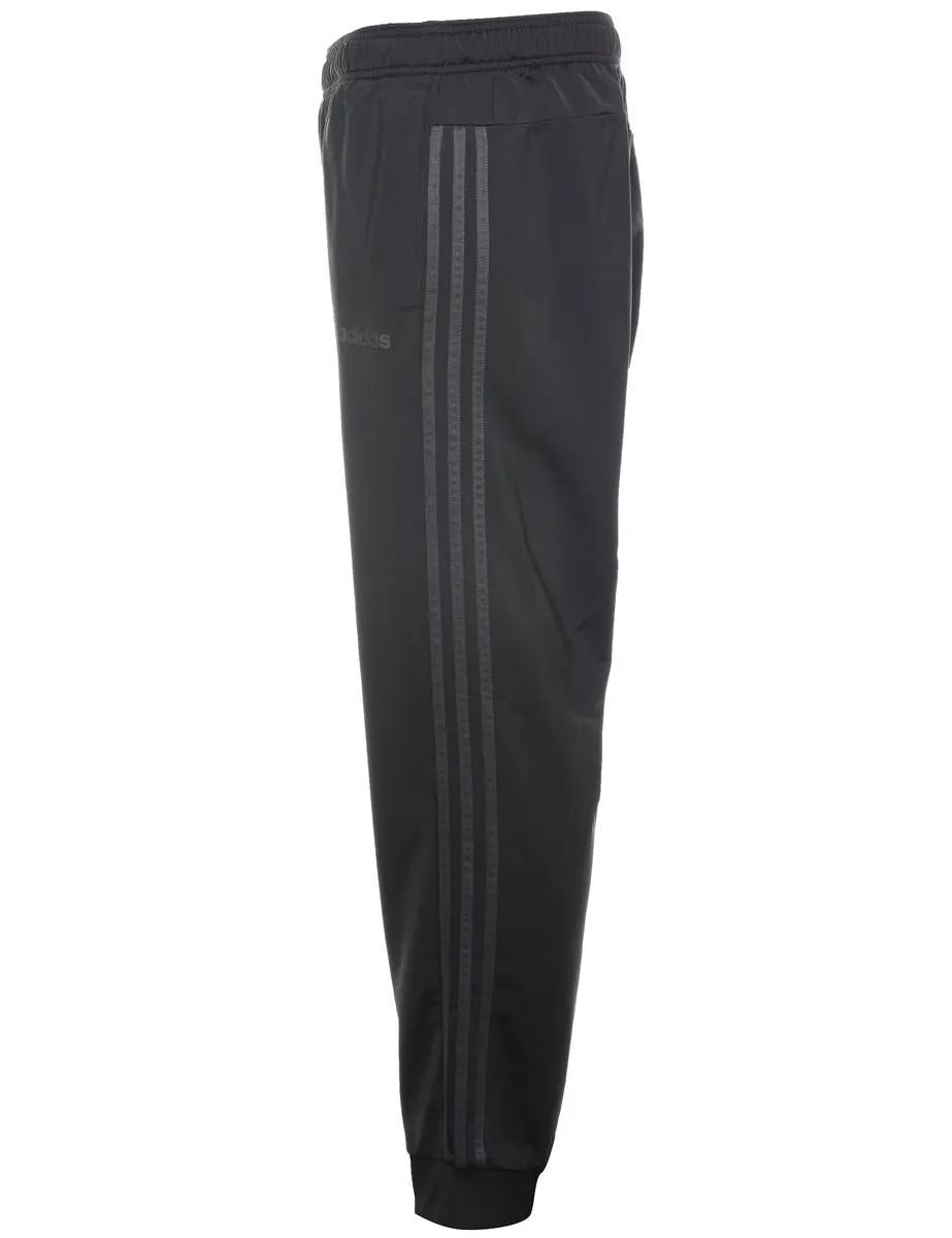 Adidas Black Jogging Bottoms - W35 L30