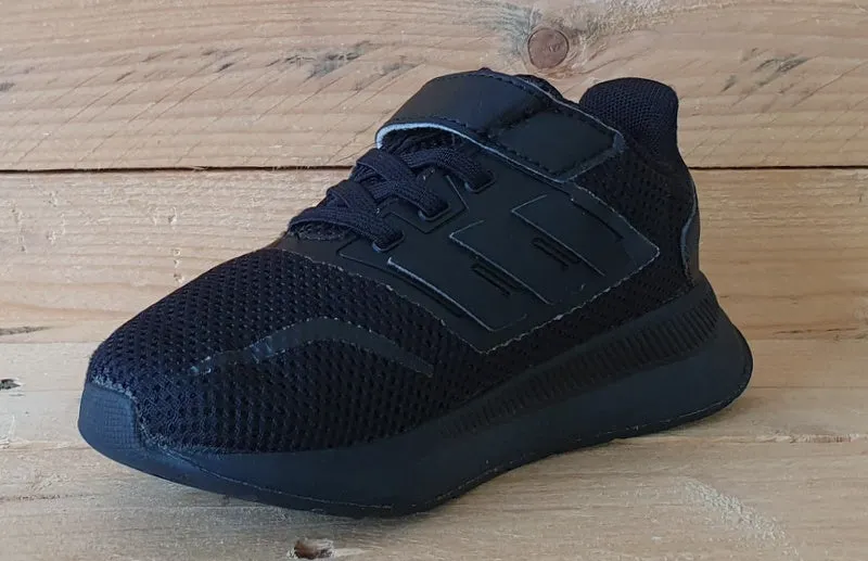 Adidas Run Falcon 2.0 Kids Textile Trainers UK9K/US9.5K/EU26.5 EG2225 Black