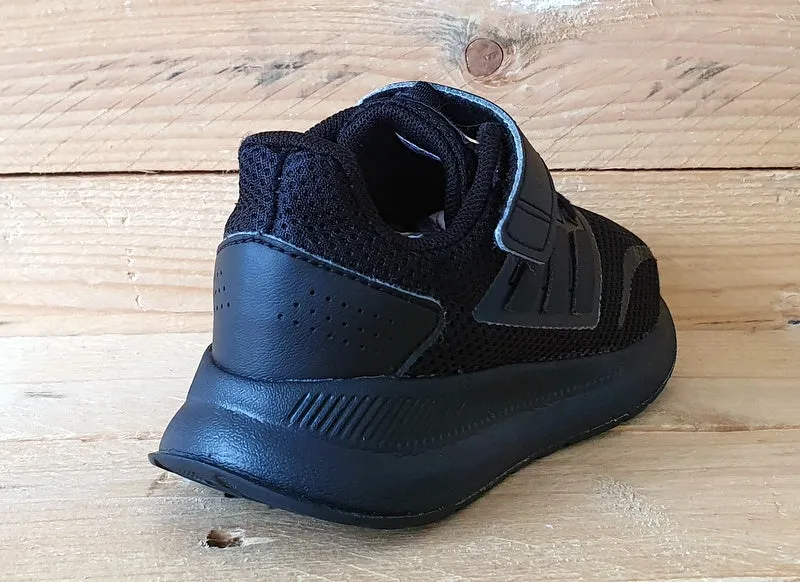 Adidas Run Falcon 2.0 Kids Textile Trainers UK9K/US9.5K/EU26.5 EG2225 Black