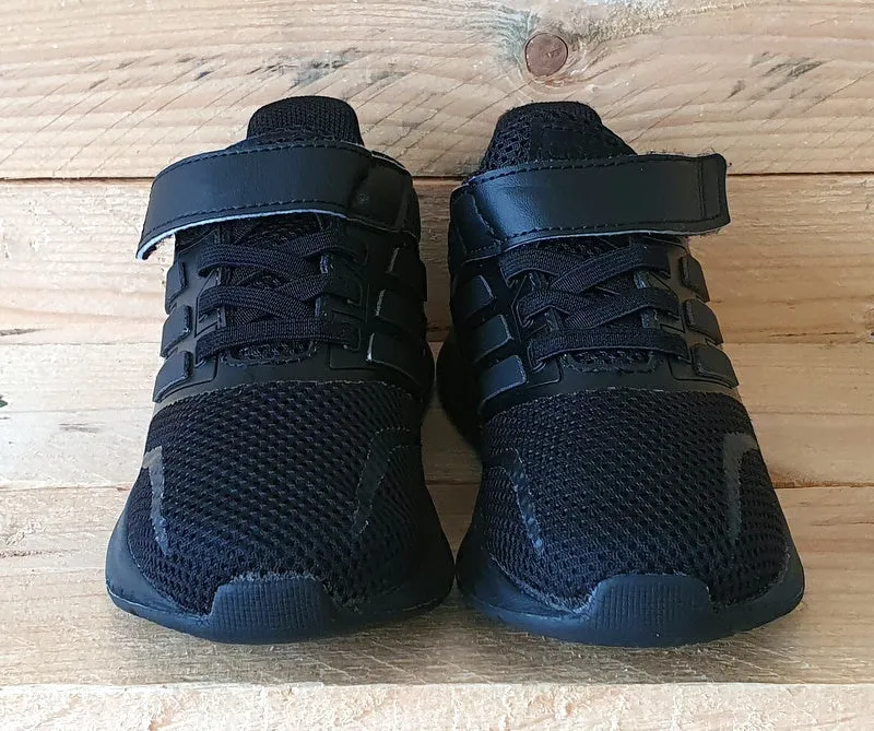 Adidas Run Falcon 2.0 Kids Textile Trainers UK9K/US9.5K/EU26.5 EG2225 Black