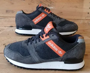Adidas Run Support Low Suede Trainers UK5/US6.5/EU38 B34790 Grey/Orange/White
