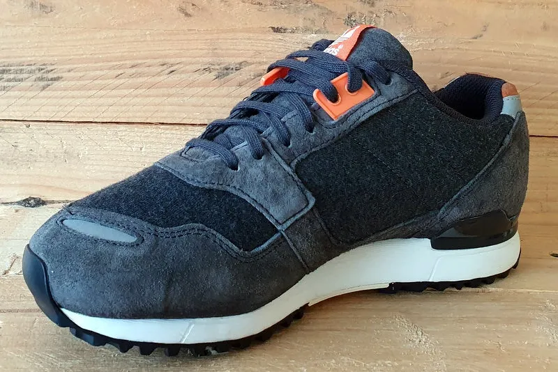 Adidas Run Support Low Suede Trainers UK5/US6.5/EU38 B34790 Grey/Orange/White