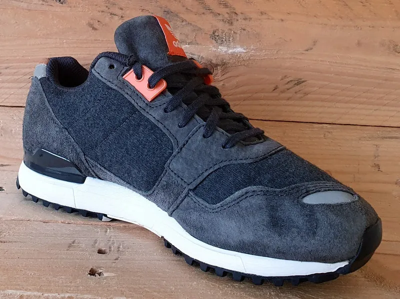 Adidas Run Support Low Suede Trainers UK5/US6.5/EU38 B34790 Grey/Orange/White