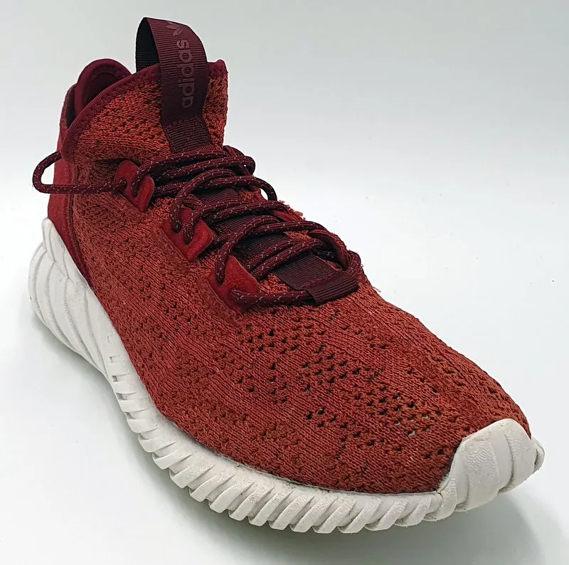 Adidas Tubular Doom Sock Trainers BY3560 Mystery Red/White UK8.5/US9/EU42.5