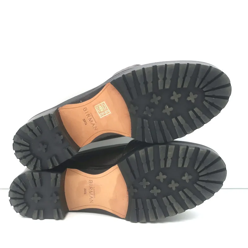 Alexandre Birman Vicky Loafers Dark Brown Leather Size 38.5