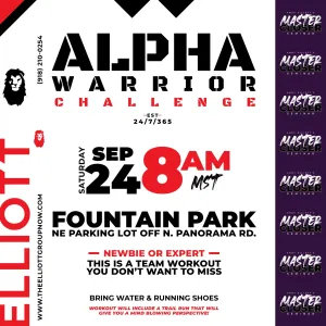 ALPHA WARRIOR CHALLENGE @ FOUNTAIN PARK, AZ | SEP 24th
