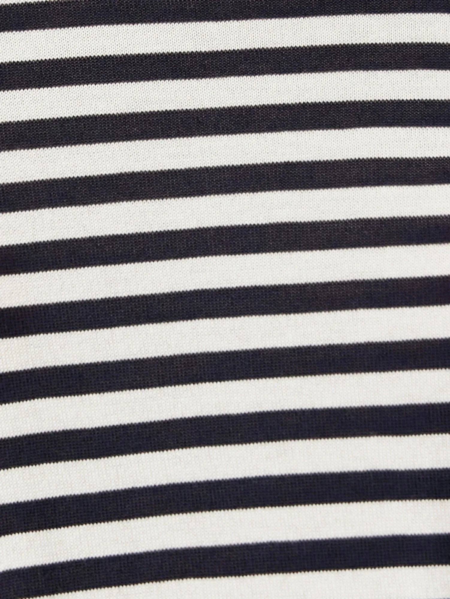 Amoretu 100% Lyocell Pinstripe Casual T-Shirt