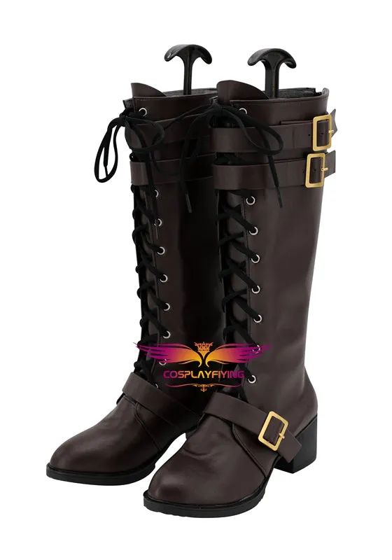 Anime BanG Dream! 7th-LIVE Roselia Cosplay Shoes Boots Custom Made for Adult Men and Women Halloween Carnival