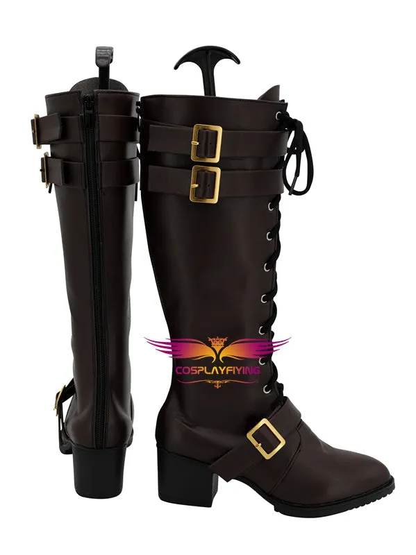 Anime BanG Dream! 7th-LIVE Roselia Cosplay Shoes Boots Custom Made for Adult Men and Women Halloween Carnival