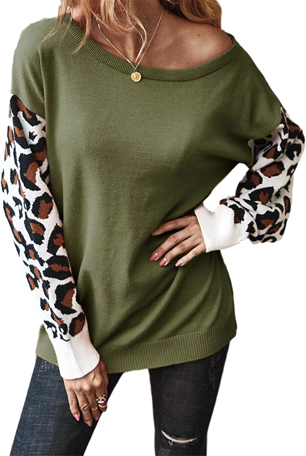 Annabella Creations Womens Cute Floral Print Long Sleeve T Shirts Casual