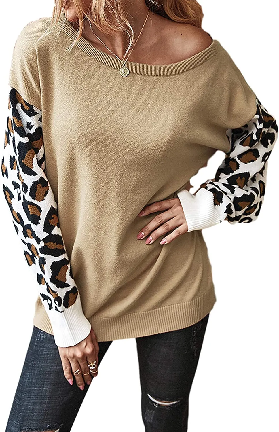 Annabella Creations Womens Cute Floral Print Long Sleeve T Shirts Casual