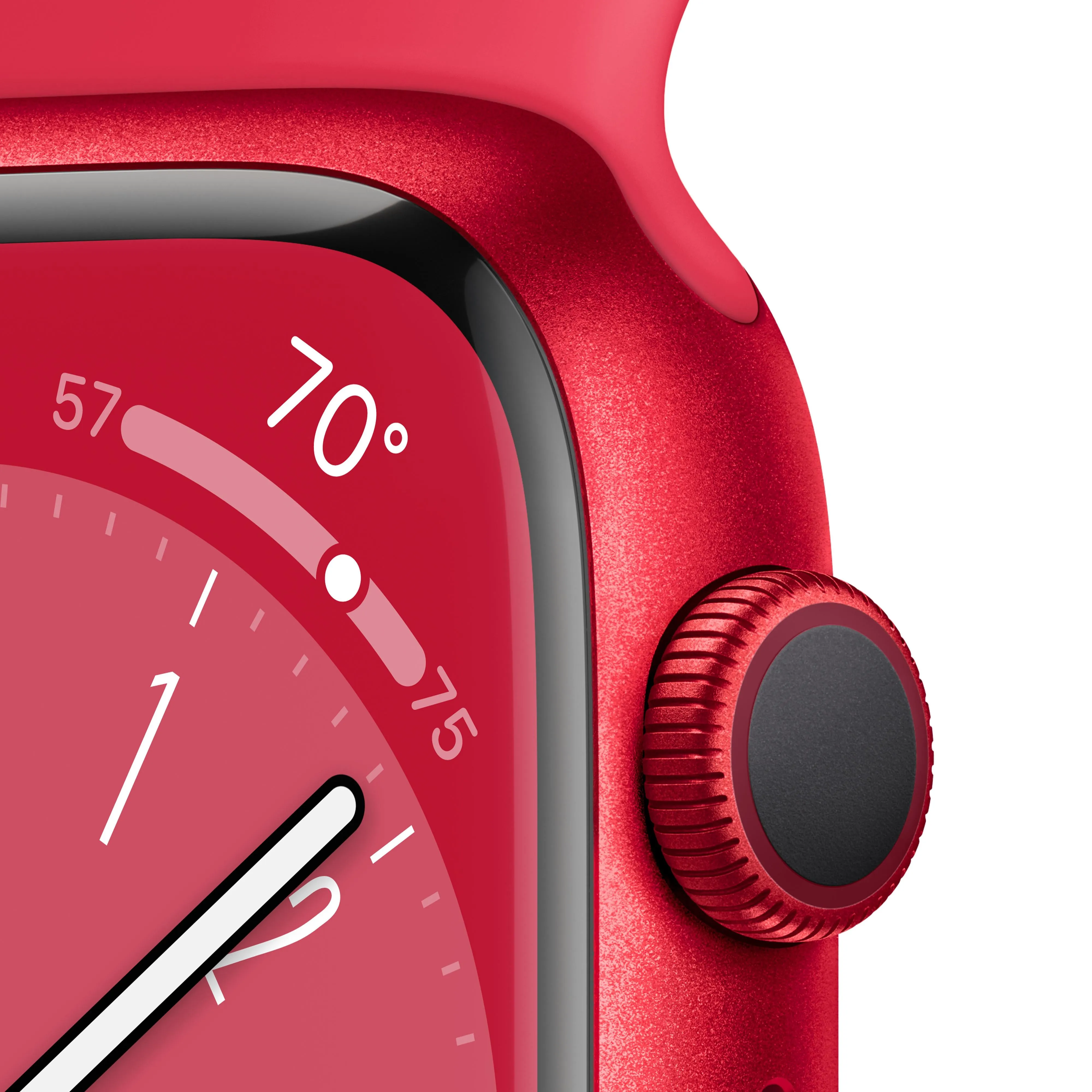 Apple Watch Series 8 GPS 41mm (PRODUCT)RED Aluminum Case with (PRODUCT)RED Sport Band - Regular
