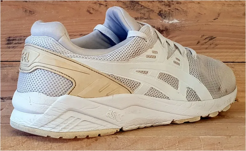 Asics Gel Kayano Running Textile Trainers UK9/US10/EU44 H6DON Triple White