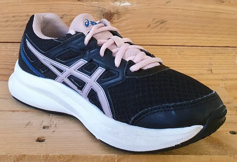 Asics Jolt 3 GS Low Textile Trainers UK4/US5/EU37.5 1014A203 Black/Pink/Blue