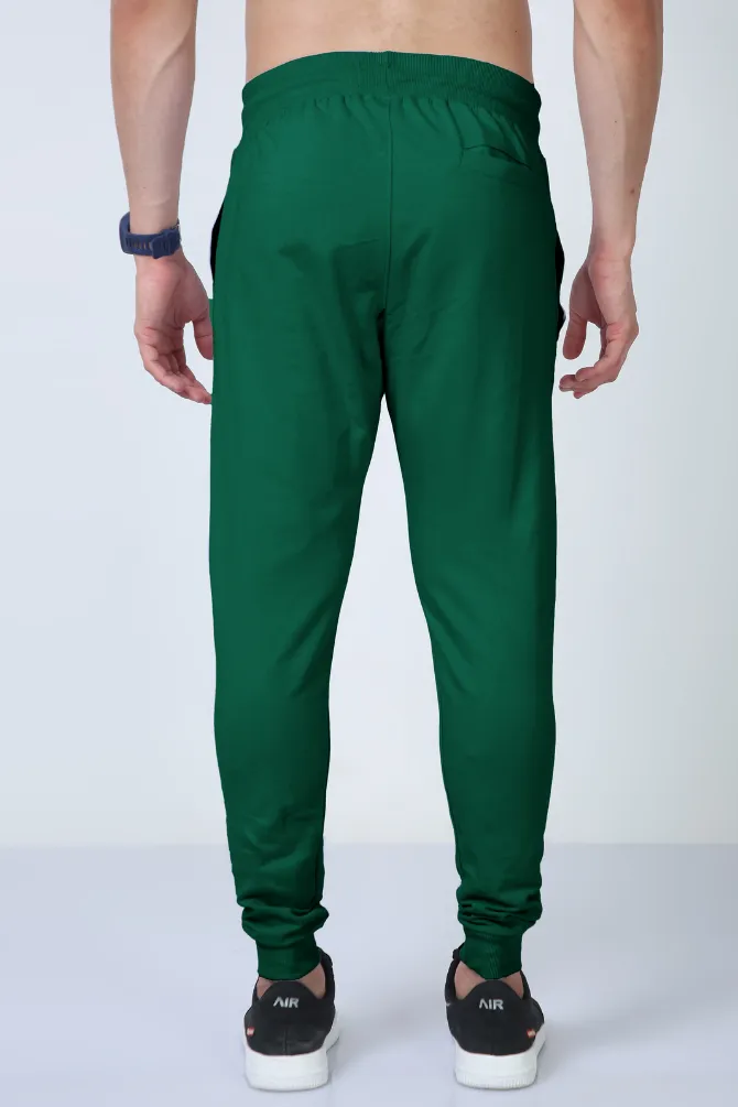 Bottle Green Jogger For Men