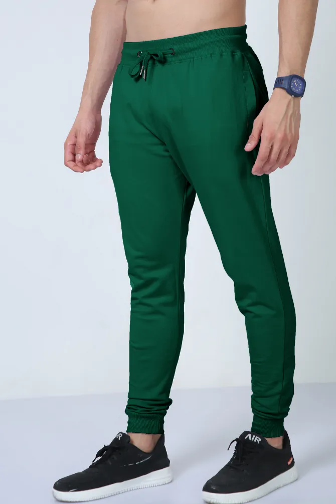 Bottle Green Jogger For Men