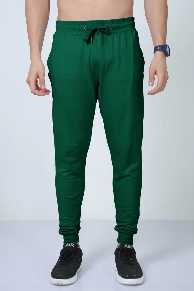 Bottle Green Jogger For Men