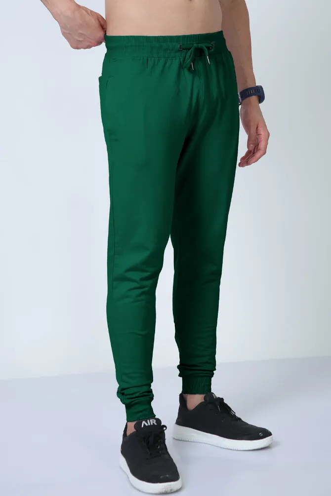 Bottle Green Jogger For Men