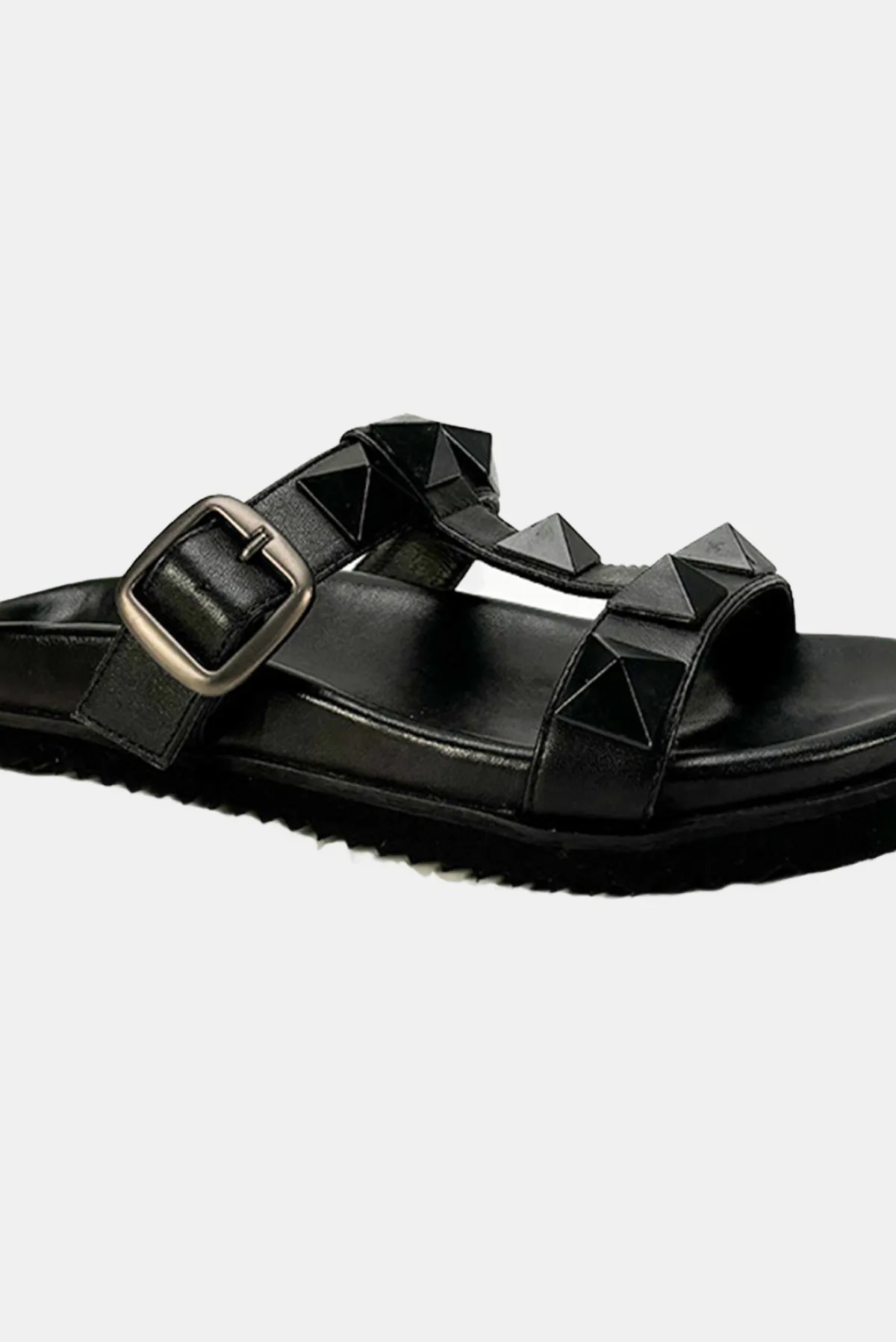 Buggs Studded Flats - Black