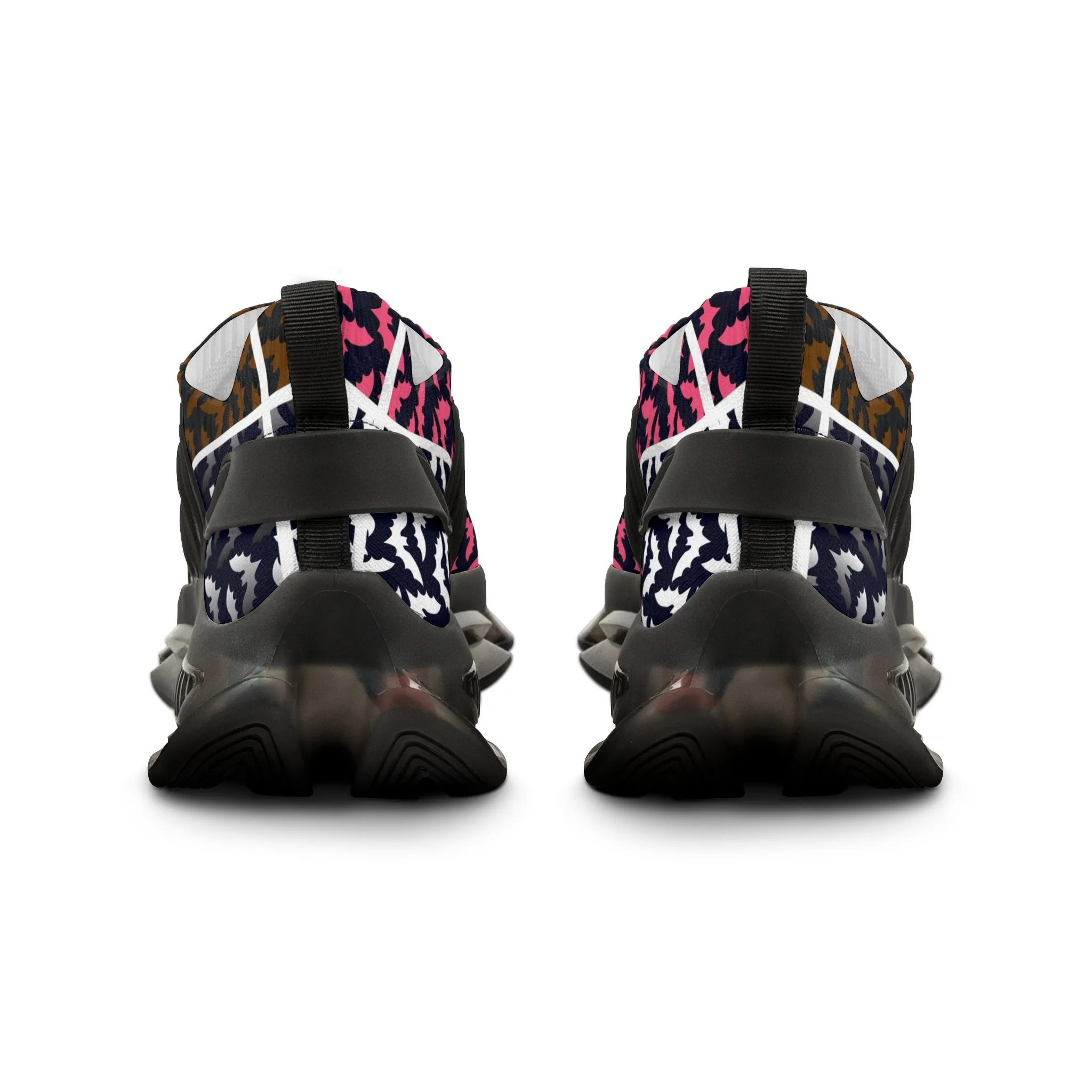 Colorful Bats Men's Mesh Sneakers