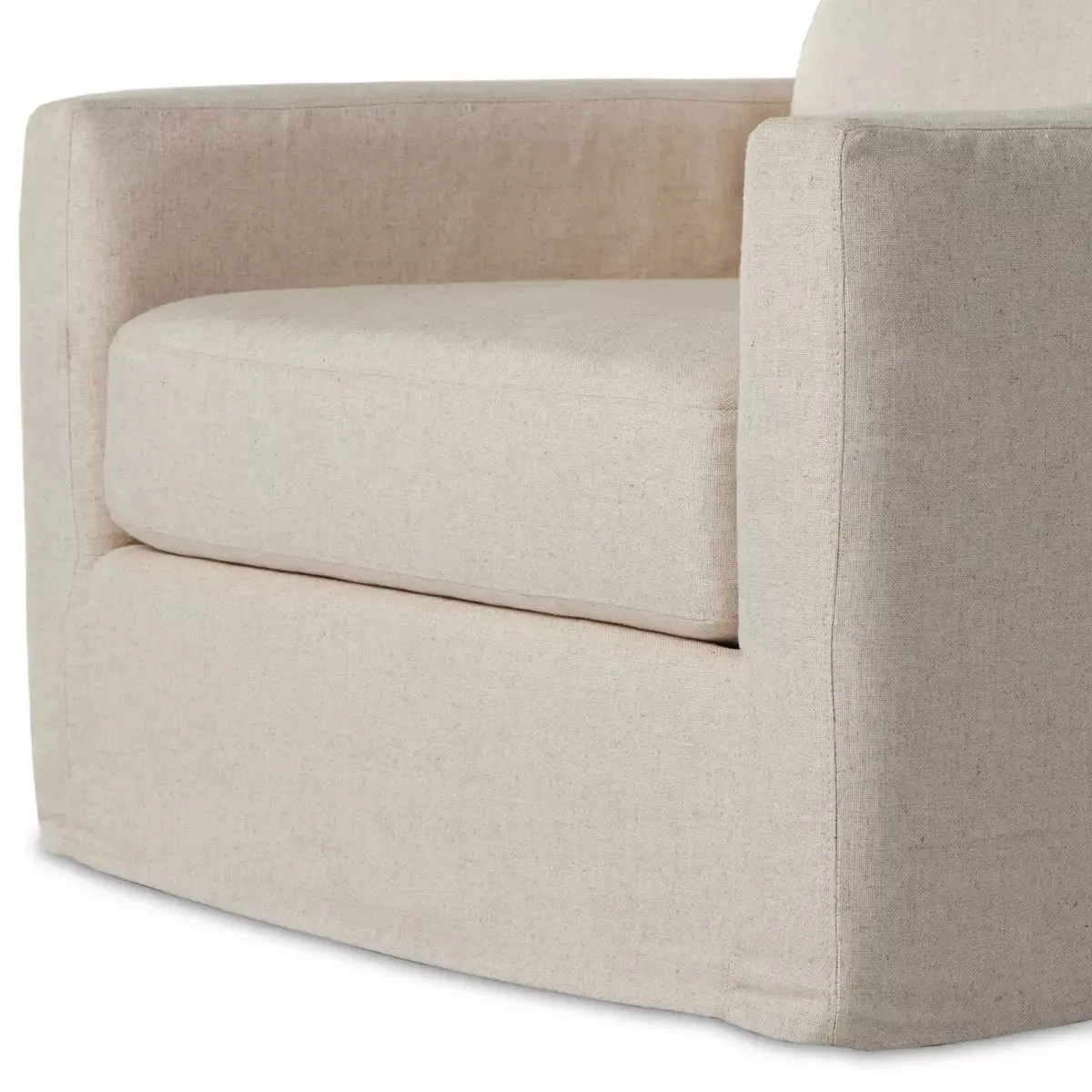 Cullman Slipcover Swivel Chair