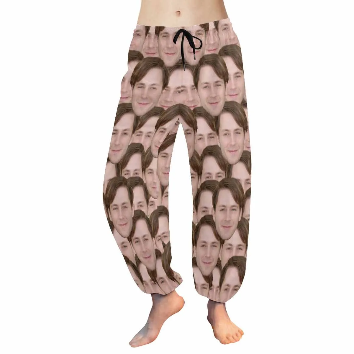 Custom Face Harem Pants Seamless Unisex All Over Print Personalized Yoga Pants