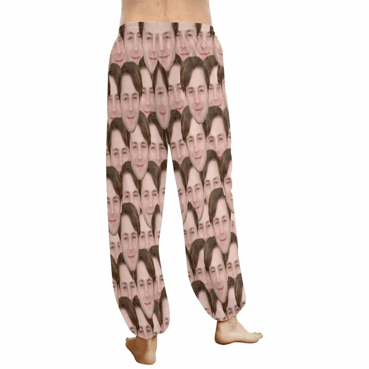 Custom Face Harem Pants Seamless Unisex All Over Print Personalized Yoga Pants