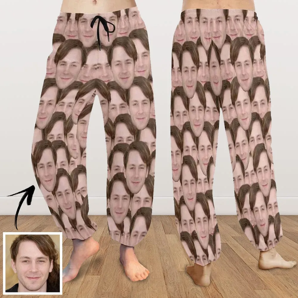 Custom Face Harem Pants Seamless Unisex All Over Print Personalized Yoga Pants