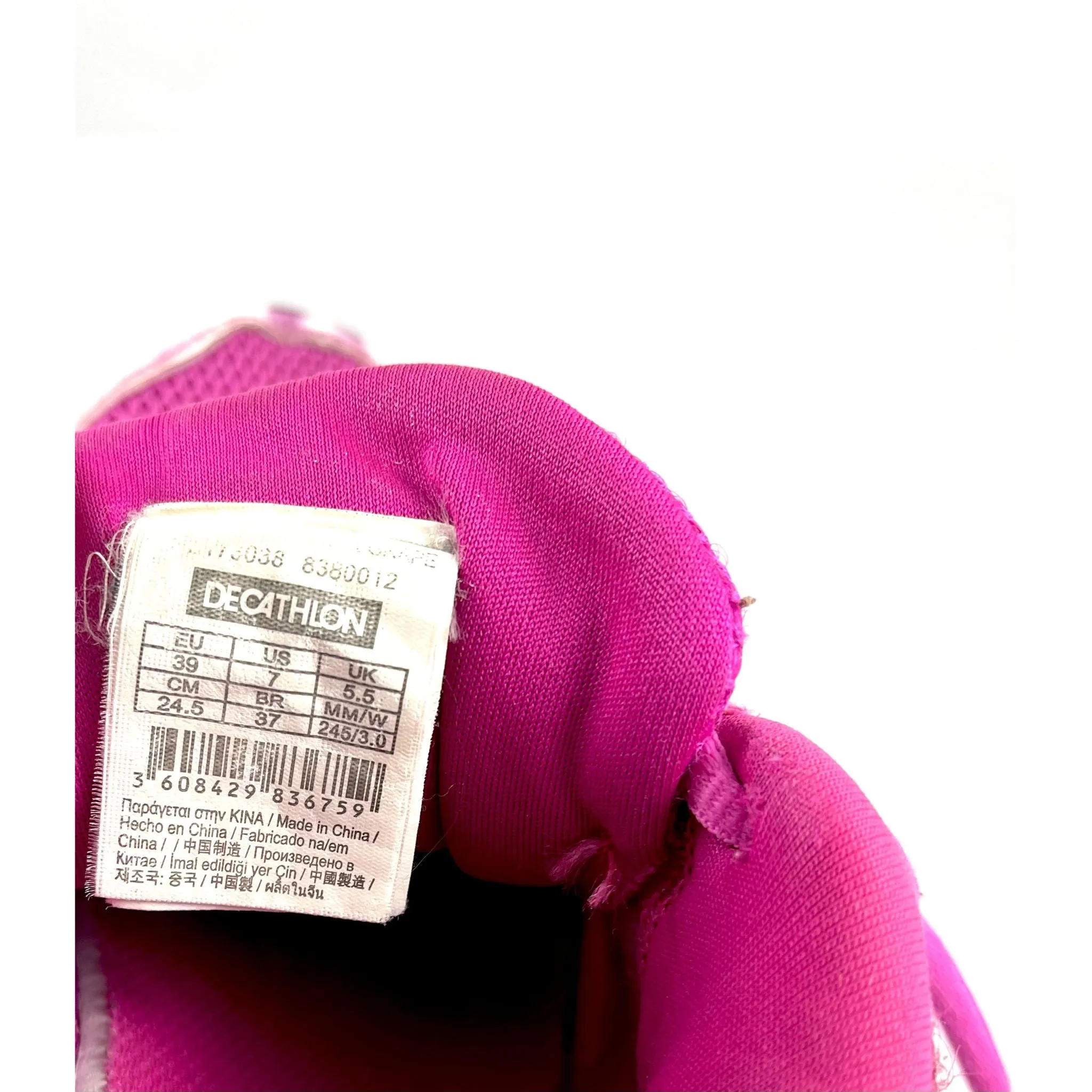 Decathlon Lightweight Pink Joggers
