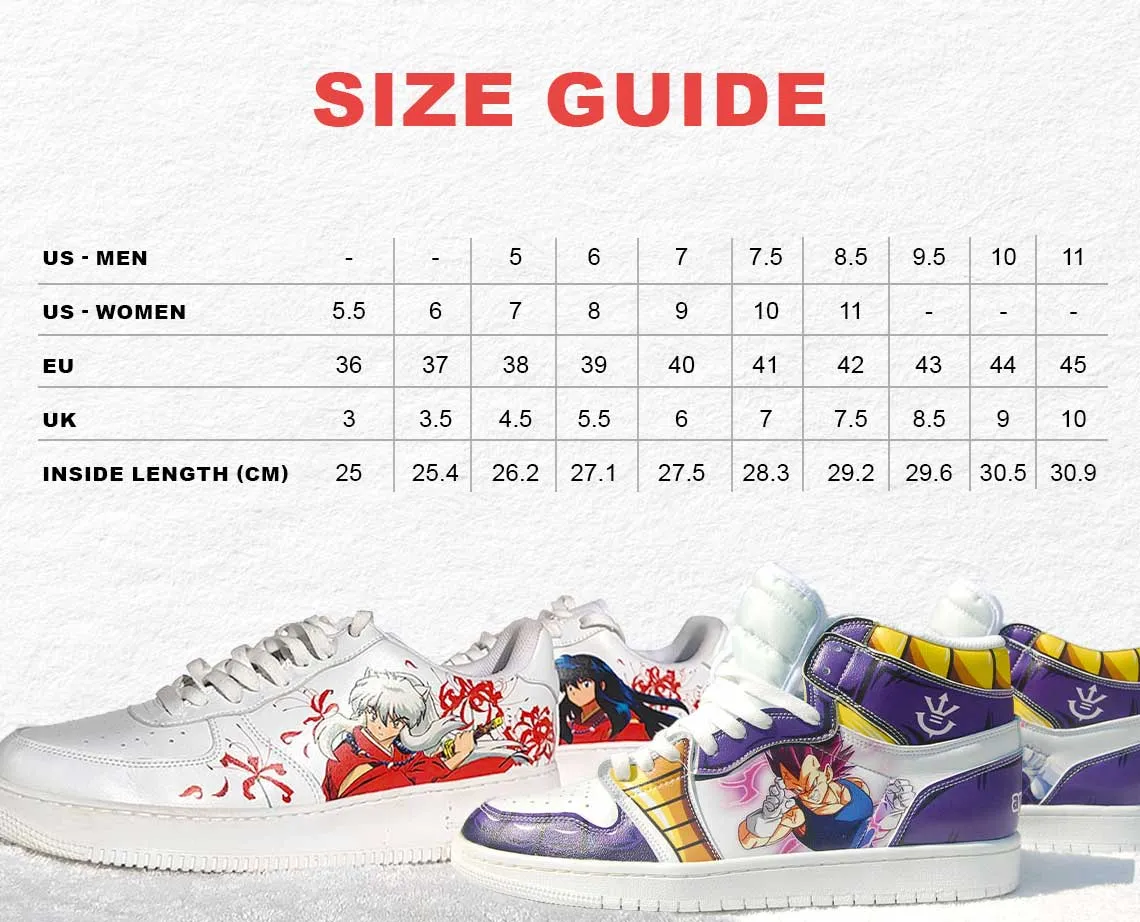 Demon Slayer Nezuko Kamado A-Star High Anime Shoes