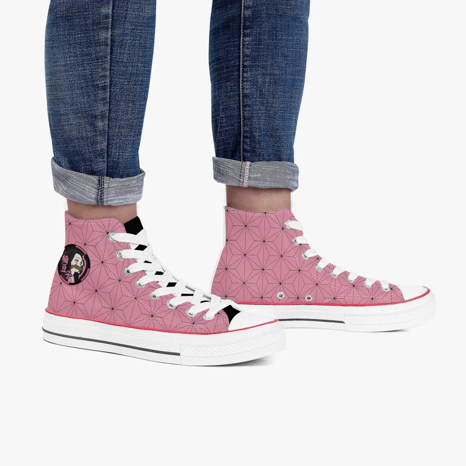Demon Slayer Nezuko Kamado A-Star High Anime Shoes