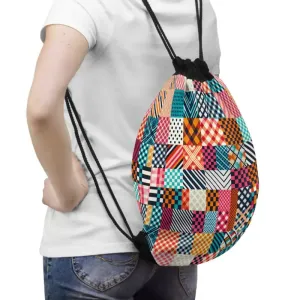 Dipaliz Gym Polyester Bag with Abstract Pattern