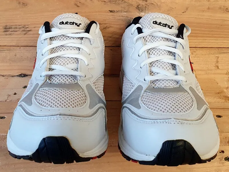 Dutchy Swift Run Low Textile Trainers UK8.5/US9.5/EU43 White/Red/Black/Grey