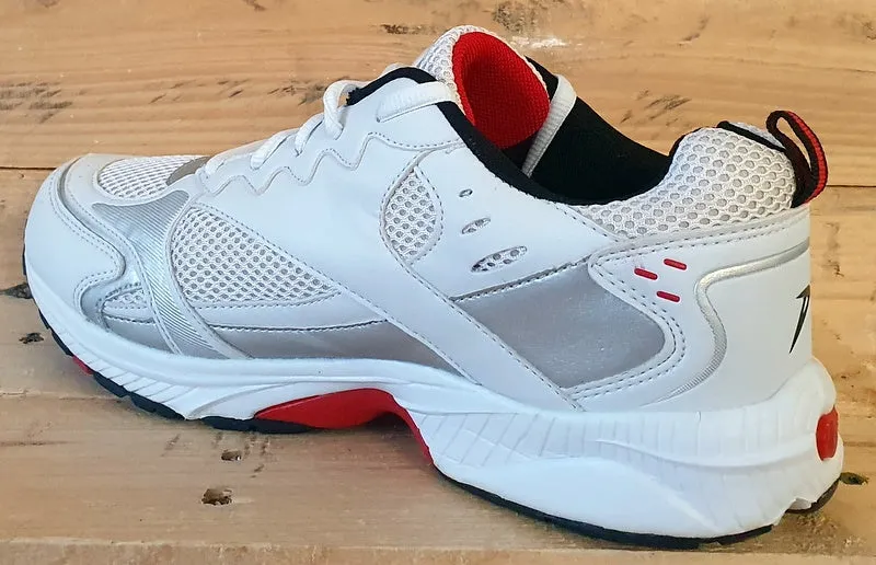 Dutchy Swift Run Low Textile Trainers UK8.5/US9.5/EU43 White/Red/Black/Grey