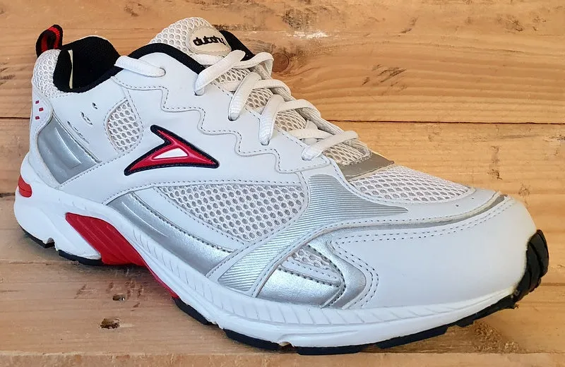Dutchy Swift Run Low Textile Trainers UK8.5/US9.5/EU43 White/Red/Black/Grey