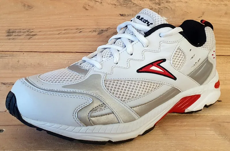 Dutchy Swift Run Low Textile Trainers UK8.5/US9.5/EU43 White/Red/Black/Grey