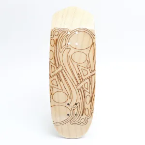Dynamic Fingerboard Deck "Wavy" Engraved Egg Crusher 32MM