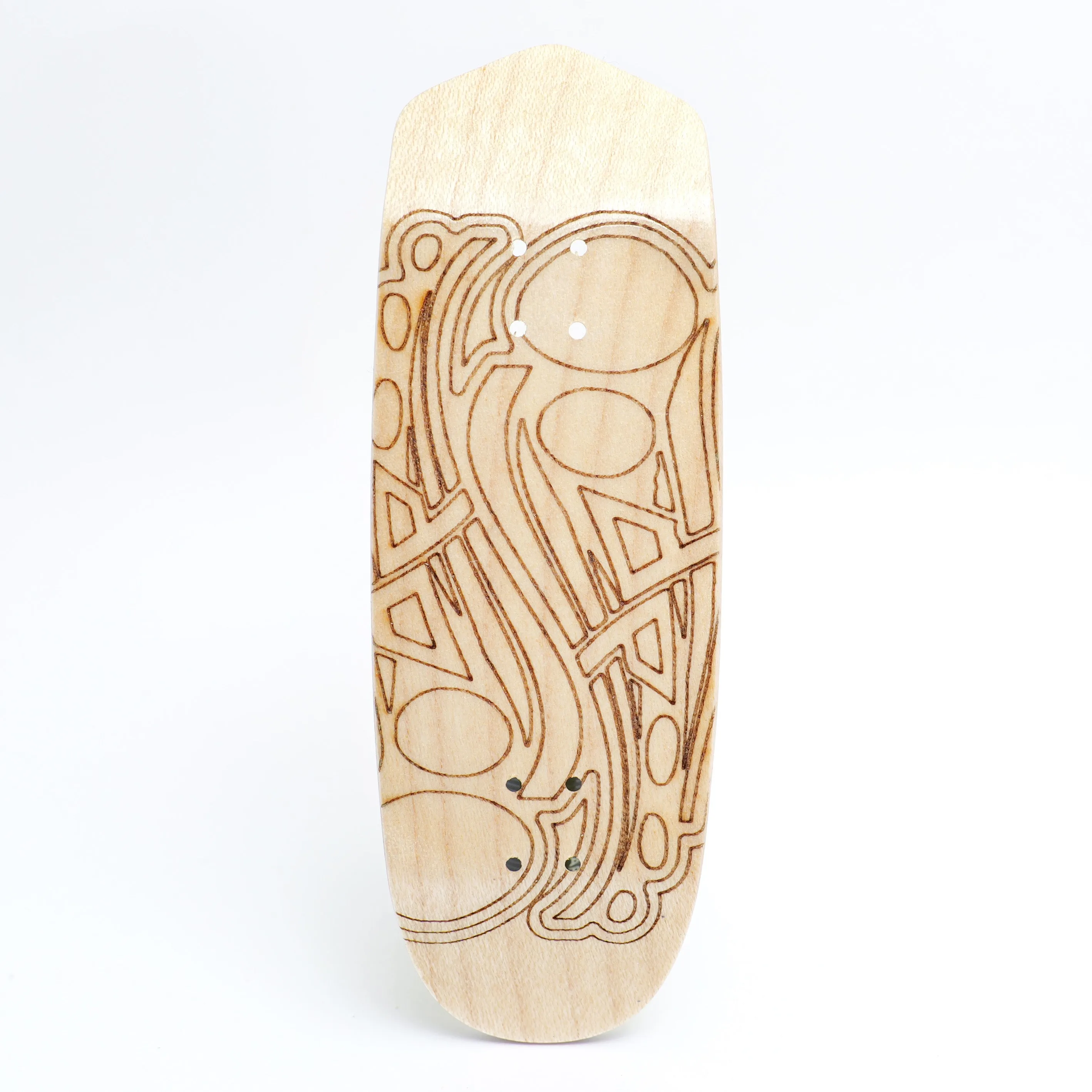 Dynamic Fingerboard Deck "Wavy" Engraved Egg Crusher 32MM