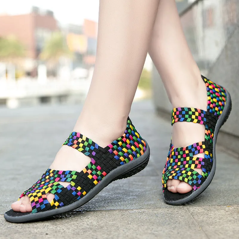 Elastic Belt Casual Women Shoes