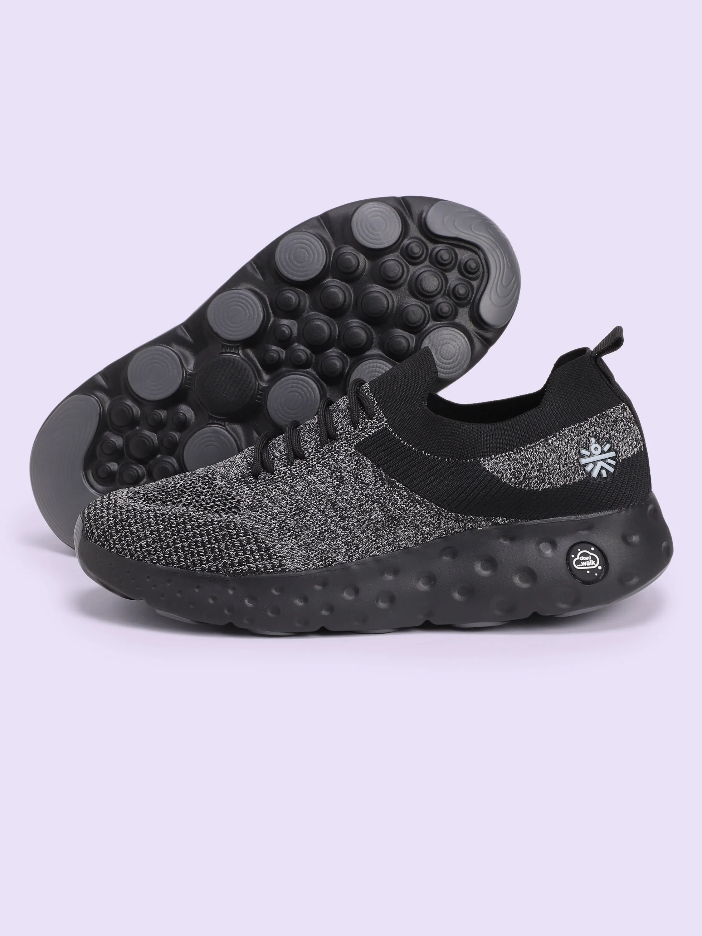 EZ  Joy Men's Walking Shoes - Black/Grey