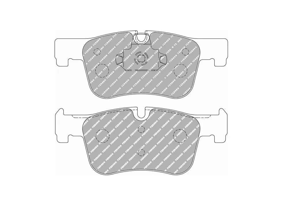 FERODO FCP4489H DS2500 Front brake pads BMW 1 (F20) / 2 Coupe (F22, F87) / 3 (F30, F35, F80) (ATE calipers)
