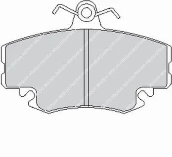 FERODO FCP845H DS2500 Brake pads front RENAULT CLIO II