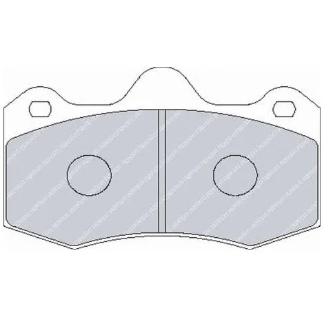 FERODO FRP3107H DS2500 Brake pads AP CP6600 / PEUGEOT 207 Rally R3