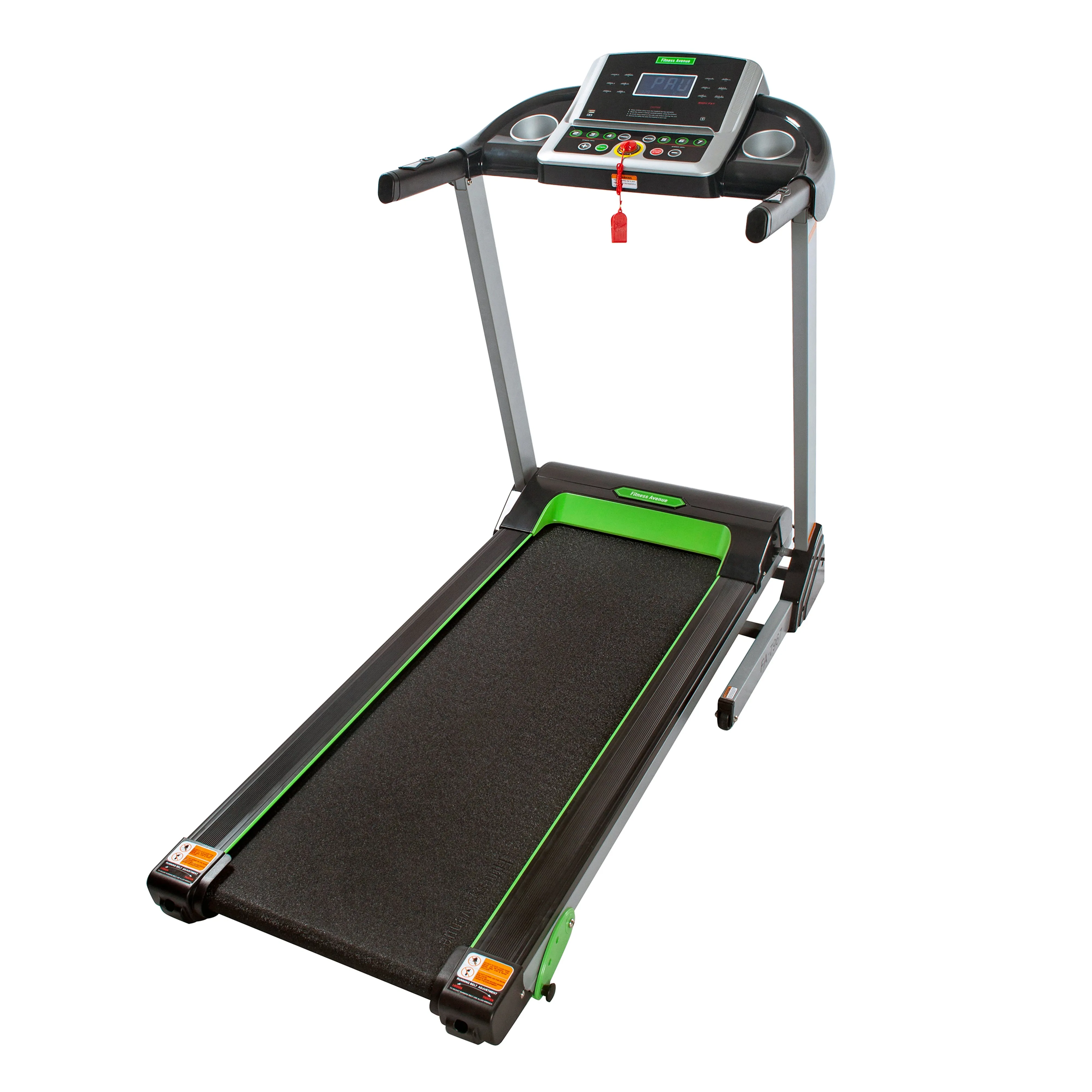 Fitness Avenue Manual Incline Treadmill with Bluetooth, Speakers