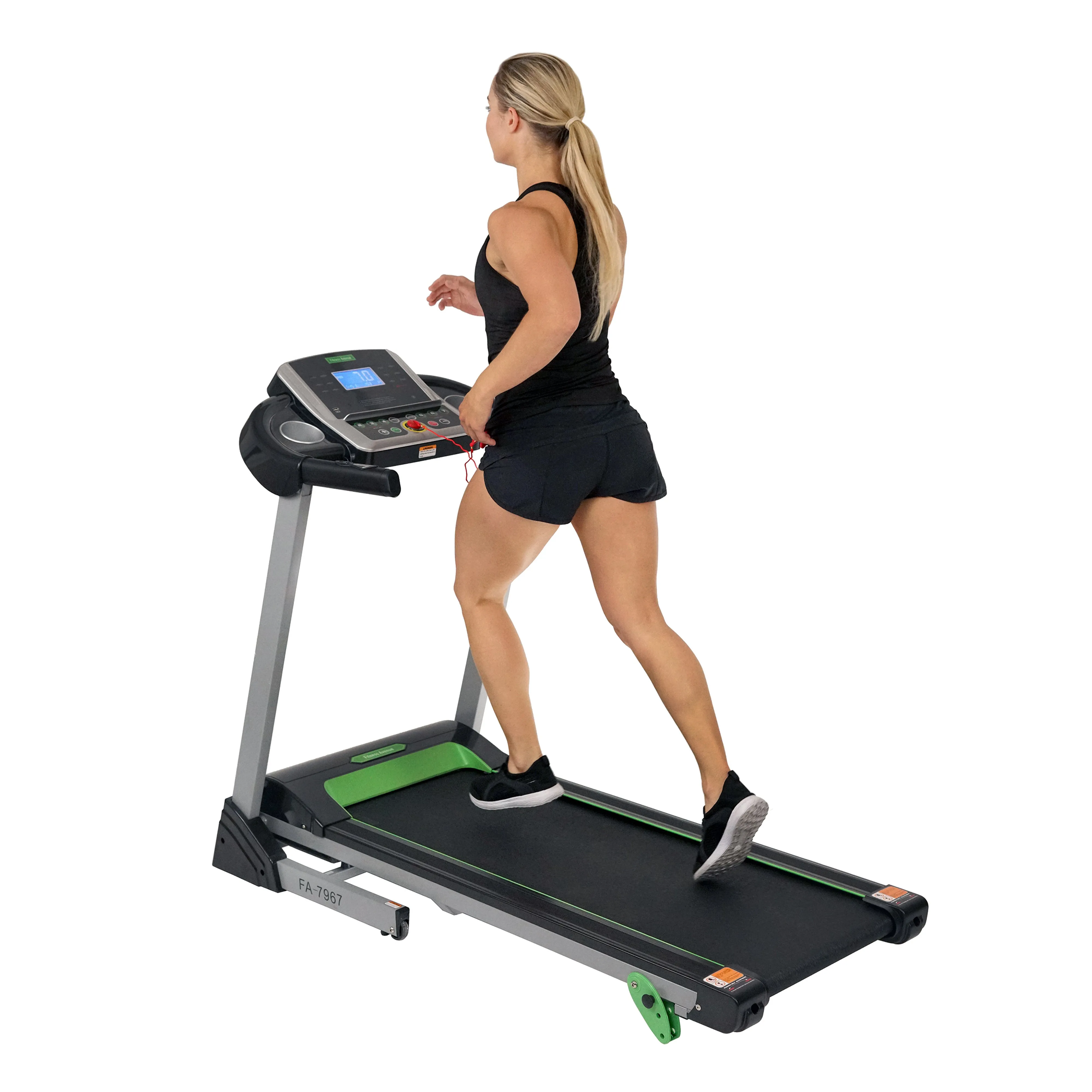 Fitness Avenue Manual Incline Treadmill with Bluetooth, Speakers